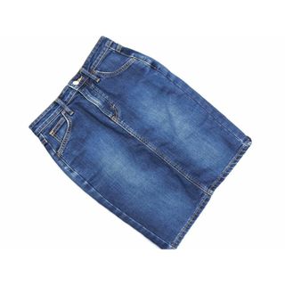 アーバンリサーチ(URBAN RESEARCH)のSENSE OF PLACE センスオブプレイス アーバンリサーチ Wrangler ラングラー タイト デニムスカート size36/青  ■■ レディース(ミニスカート)