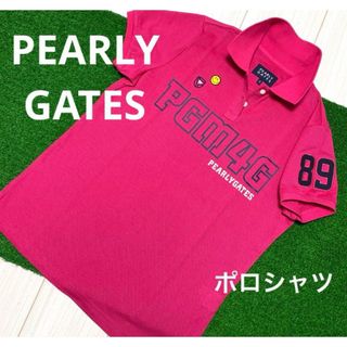 パーリーゲイツ(PEARLY GATES)のパーリーゲイツ　ニコちゃん　半袖ポロシャツ　ゴルフウェア　0(ウエア)