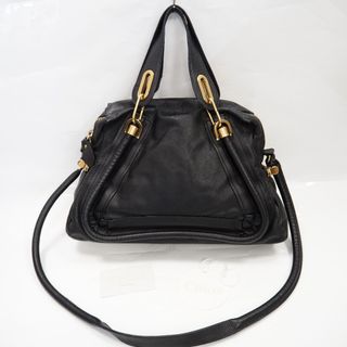 Chloe - Th960781 クロエ パラティ 8HS891-043 本革 ブラック トートバッグ 2Way ショルダーバッグ レディース Chloe 中古