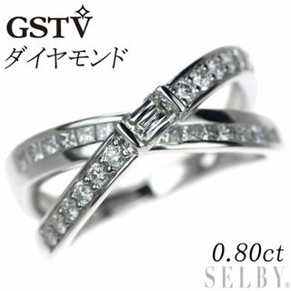 GSTV Pt950 クリスカット ダイヤモンド リング 0.80ct(リング(指輪))