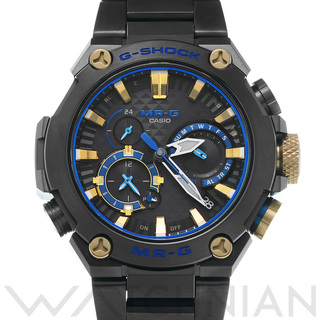 カシオ(CASIO)の中古 カシオ CASIO MRG-B2000B-1AJR ブラック /ブルー メンズ 腕時計(腕時計(アナログ))