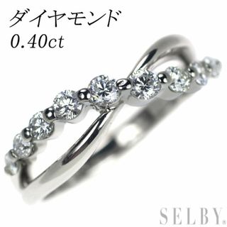 Pt900 ダイヤモンド リング 0.40ct(リング(指輪))