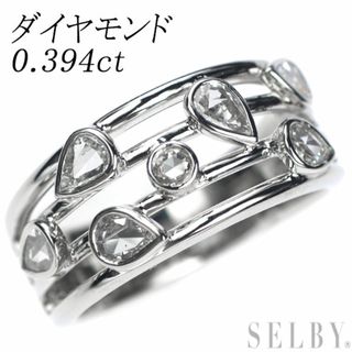 Pt900 ダイヤモンド リング 0.394ct(リング(指輪))