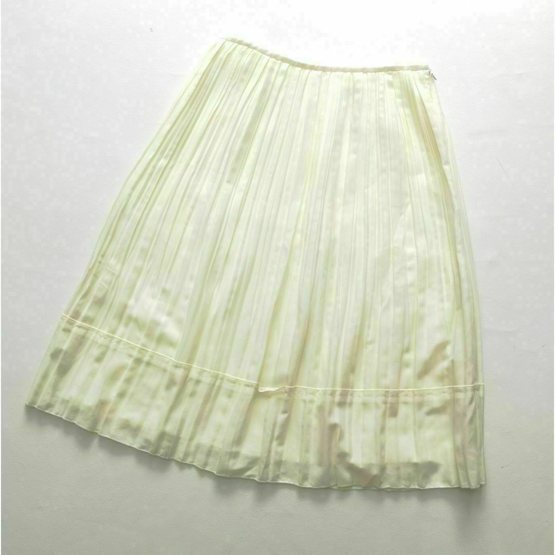 未使用　タグ付き　スタイルミー　プリーツロングスカート　オフ白　15号　3L レディースのスカート(ひざ丈スカート)の商品写真