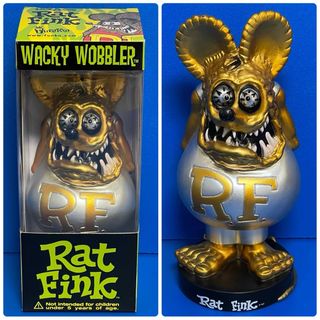 FUNKO - Funko Rat Fink ボビングヘッド フィギュア 新品 ゴールド V