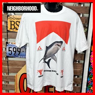 ネイバーフッド(NEIGHBORHOOD)のNEIGHBORHOOD　ネイバーフッド　シャークプリント　半袖Tシャツ　L(Tシャツ/カットソー(半袖/袖なし))