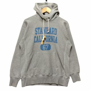 STANDARD CALIFORNIA - STANDARD CALIFORNIA ×Champion チャンピオン REVERSE WEAVE ロゴ スウェット パーカー グレー サイズL 正規品 / 34028