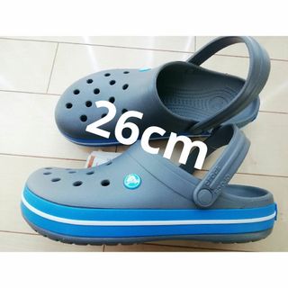 クロックス(crocs)の【スペシャルsale】新品クロックス メンズ レディースチャコール 26cm(サンダル)