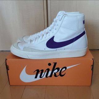 ナイキ(NIKE)のNIKE BLAZER MID77 VINTAGE ボルテージパープル 25cm(スニーカー)