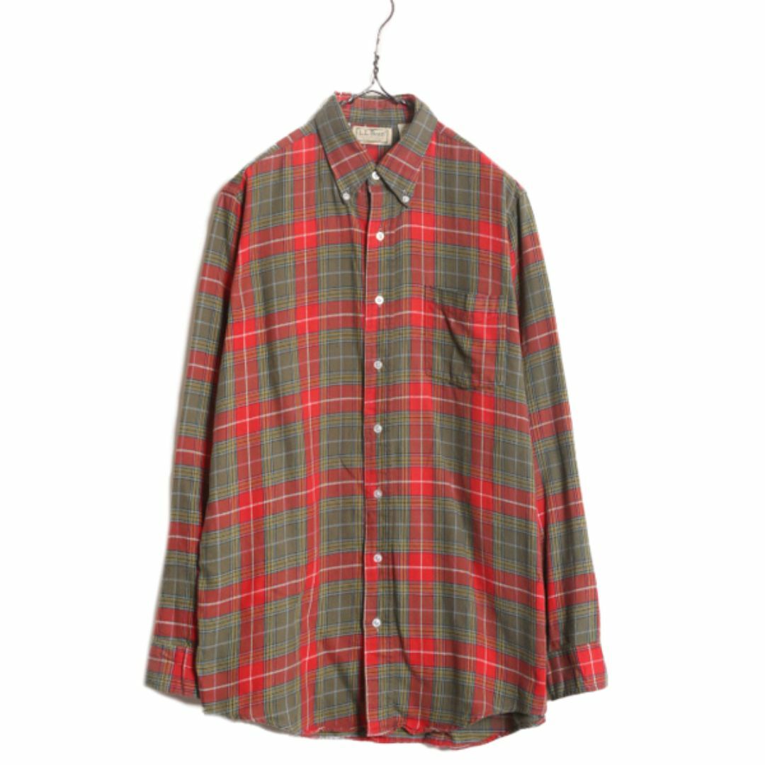 グランドホールセール 80s - L.L.Bean USA製 ボタンダウン チェック エルエルビーン 男性用