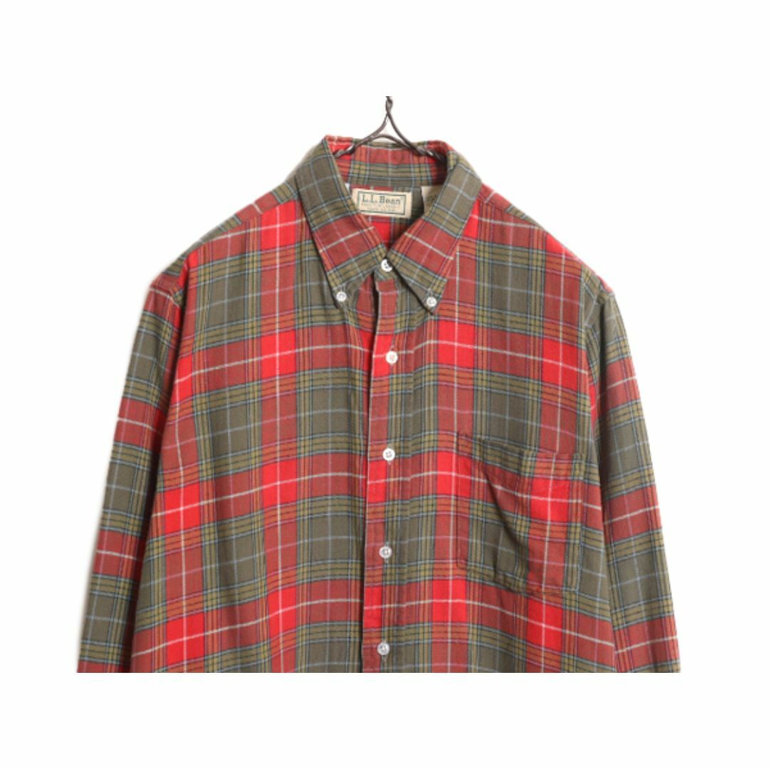 2024年新作 80s - L.L.Bean USA製 ボタンダウン チェック エルエルビーン 男性用
