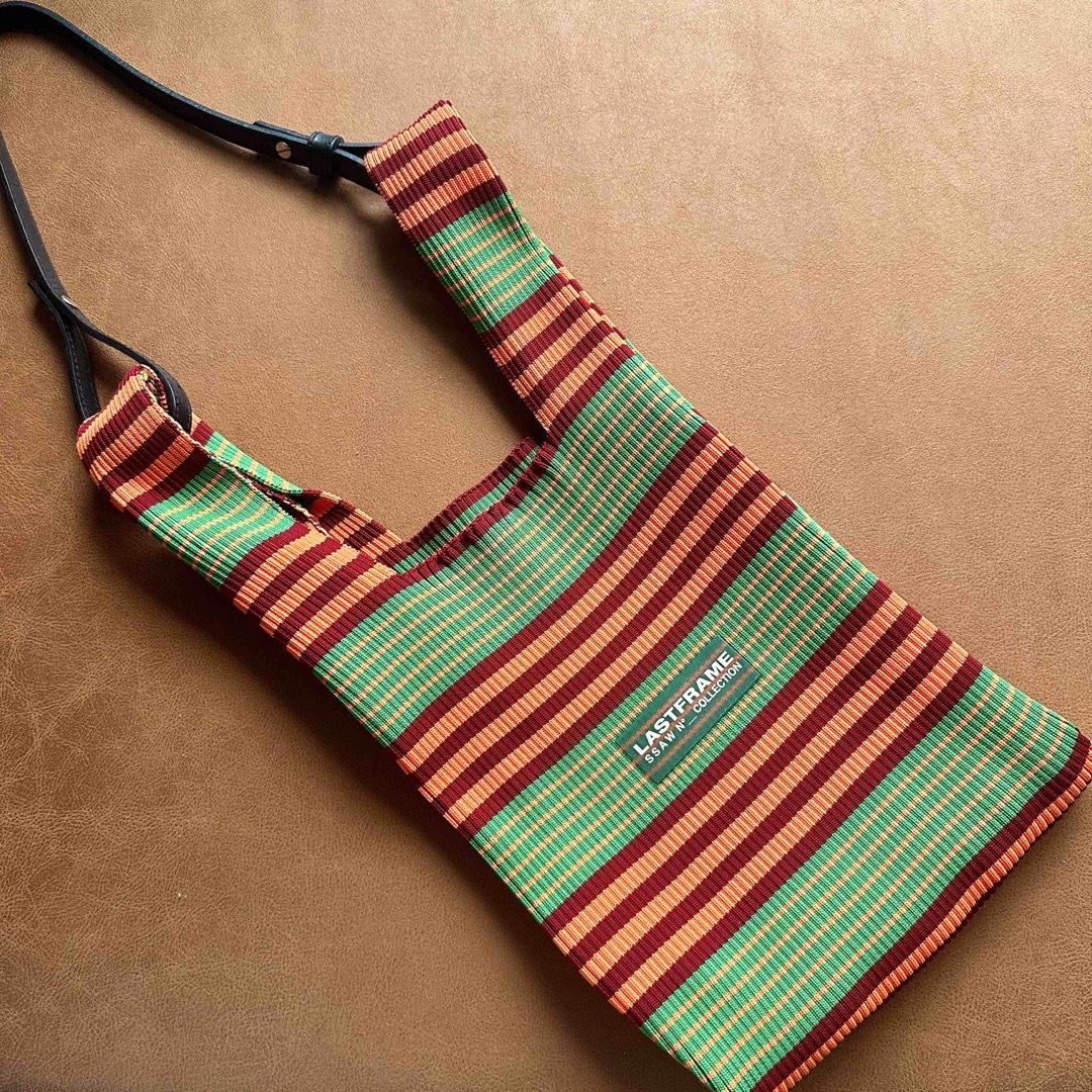 ショルダーバッグ MIDWEST - LASTFRAME MULTICOLOR STRIPE MARKET BAG