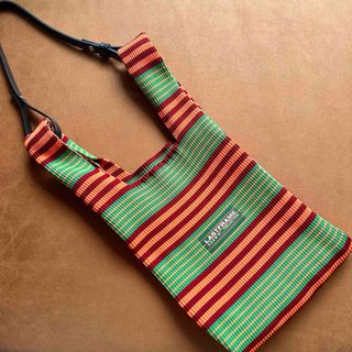 LASTFRAME MULTICOLOR STRIPE MARKET BAG