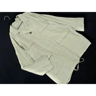 fredyrepit フレディレピ リネン混 ミリタリー ジャケット size38/ミント ■◇ レディース(ミリタリージャケット)