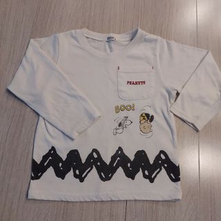 ニシマツヤ(西松屋)のスヌーピー　カットソー　長袖　サイズ100cm　キッズ(Tシャツ/カットソー)