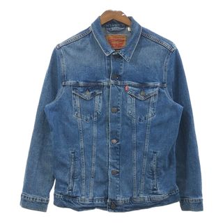 リーバイス(Levi's)のLevi's リーバイス 72334-0224 デニム トラッカージャケット アメカジ ライトブルー (メンズ L) 中古 古着 Q4967(Gジャン/デニムジャケット)