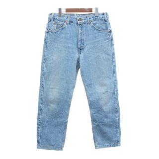 リーバイス(Levi's)の90年代 Levi's リーバイス 505 デニムパンツ アメカジ オレンジタブ ブルー (メンズ W33 L30) 中古 古着 Q4977(デニム/ジーンズ)