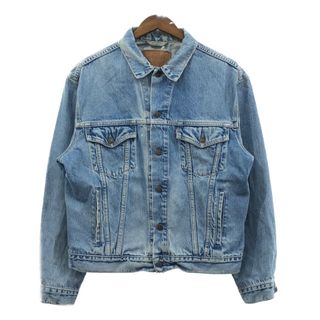 リーバイス(Levi's)のLevi's リーバイス 70503-02 デニム トラッカージャケット アメカジ ブルー (メンズ L) 中古 古着 Q4965(Gジャン/デニムジャケット)