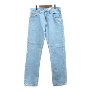 リーバイス(Levi's)の90年代 カナダ製 Levi's リーバイス 505 デニムパンツ アメカジ ライトブルー (メンズ W34 L32) 中古 古着 Q5008(デニム/ジーンズ)