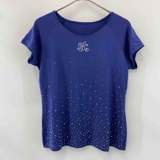 伊太利屋 - 伊太利屋 イタリヤ レディース Tシャツ（半袖）青紫