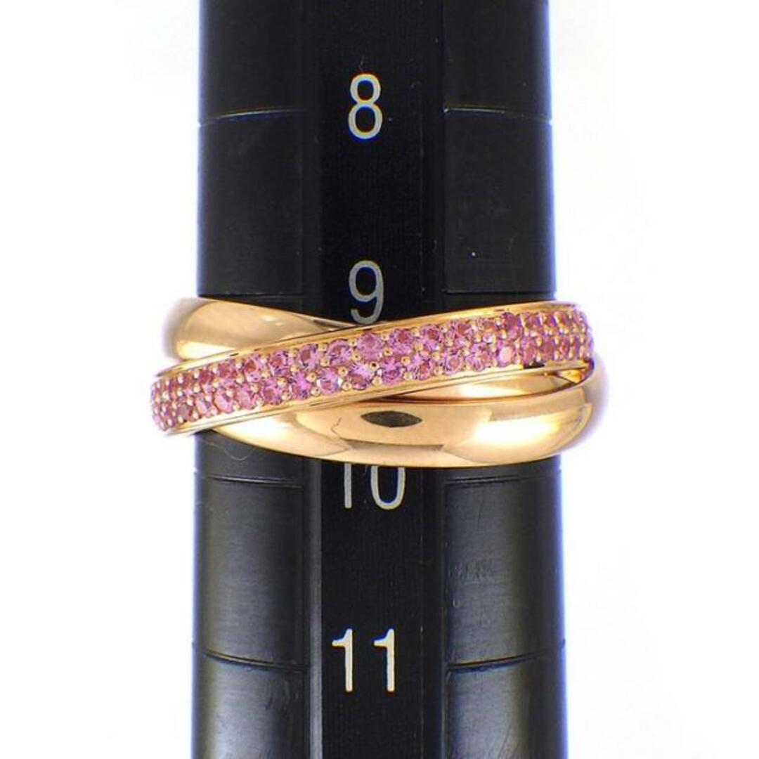 Cartier(カルティエ)のカルティエ Cartier リング トリニティ フルサークル ピンクサファイア K18PG 9.5号 / #49 【中古】 レディースのアクセサリー(リング(指輪))の商品写真