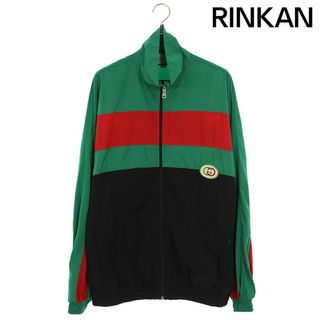 グッチ(Gucci)のグッチ  573308 XJBAK トリコロールカラーGGワッペンブルゾン メンズ L(ブルゾン)