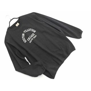 Goodwear グッドウェア ロゴ 長袖 Tシャツ sizeL/黒 ■◇ メンズ(Tシャツ/カットソー(七分/長袖))
