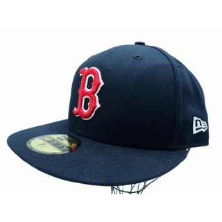 ニューエラー(NEW ERA)のNew Era ニューエラ 59FIFTY MLB ボストン・レッドソックス キャップ size59.6/紺 ■■ メンズ(キャップ)