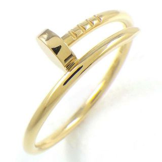 カルティエ(Cartier)のカルティエ Cartier リング ジュスト アン クル SM スモールモデル B4225900 釘モチーフ K18YG 23号 / #63 【中古】(リング(指輪))