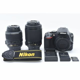 ニコン(Nikon)の★美品★ Nikon D5600 ダブルレンズセット(デジタル一眼)