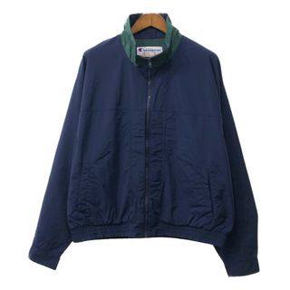 Champion - Champion チャンピオン ナイロンジャケット ネイビー (メンズ XL) 中古 古着 Q4858