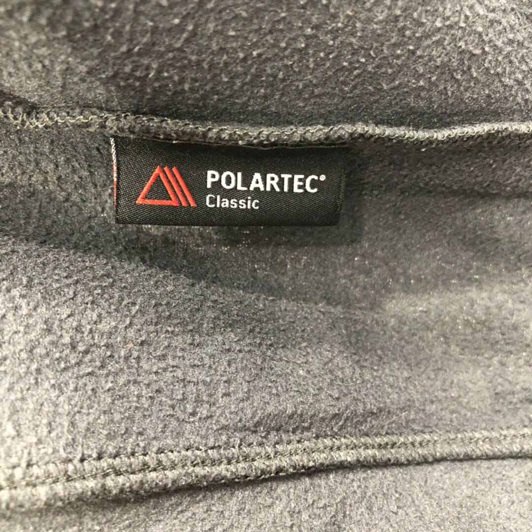 THE NORTH FACE(ザノースフェイス)のTHE NORTH FACE ノースフェイス POLARTEC ポーラテック フリースジャケット アウトドア ワンポイント グレー (メンズ M) 中古 古着 Q4867 メンズのジャケット/アウター(その他)の商品写真