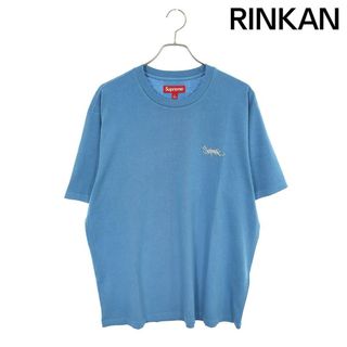 シュプリーム(Supreme)のシュプリーム  24SS  Washed Tag S/S Top Tee ウォッシュド加工ロゴ刺繍Tシャツ メンズ L(Tシャツ/カットソー(半袖/袖なし))