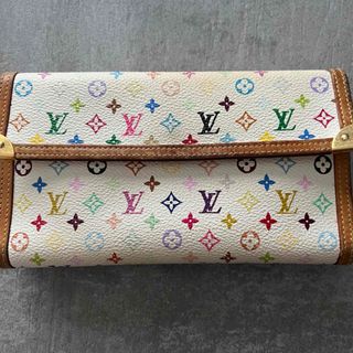 ルイヴィトン(LOUIS VUITTON)のルイヴィトン　ポルトトレゾールインターナショナル　 マルチカラー　長財布　折財布(財布)