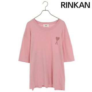 アミ(ami)のアミアレクサンドルマテュッシ  E22UTS002.726 ハートAロゴ刺繍Tシャツ メンズ XL(Tシャツ/カットソー(半袖/袖なし))