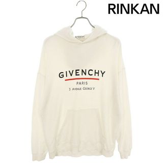 ジバンシィ(GIVENCHY)のジバンシィ  BMJ05430AF ロゴプリントプルオーバーパーカー メンズ M(パーカー)