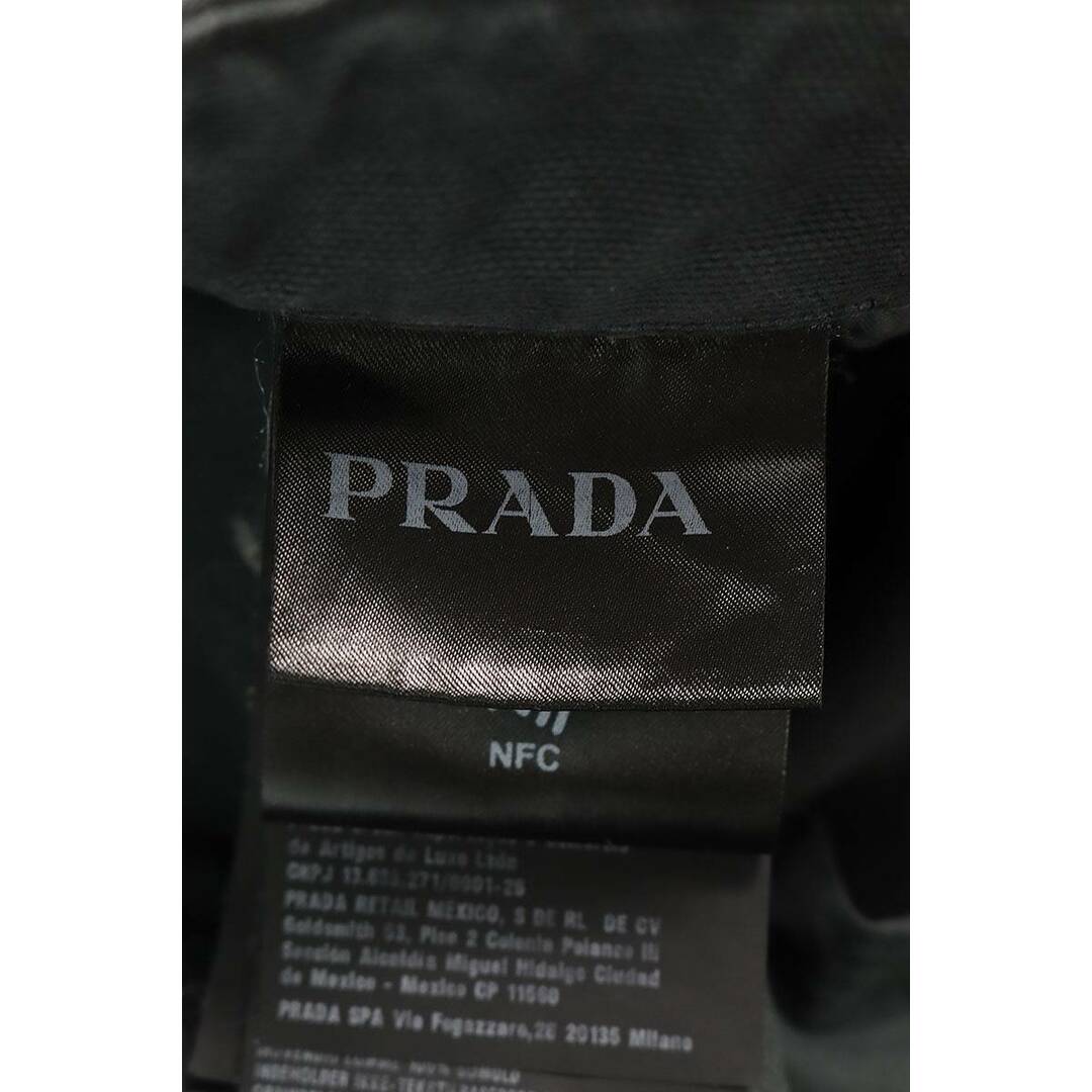 PRADA(プラダ)のプラダ  SPH400_145O_F0031 レザーロゴパッチガーメントダイコットンロングパンツ メンズ 48 メンズのパンツ(その他)の商品写真