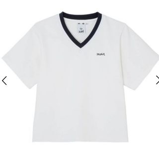 X-girl半袖TシャツCONTRAST COLLAR S/S TEE 