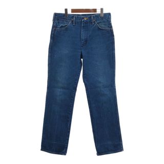 ラングラー(Wrangler)の80年代 USA製 Wrangler ラングラー 81622NV デニムパンツ アメカジ ブルー (メンズ W33 L30) 中古 古着 Q4930(デニム/ジーンズ)