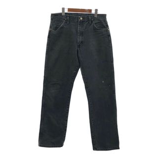 ラングラー(Wrangler)のWrangler ラングラー 13MWZWK デニムパンツ アメカジ ブラック (メンズ W34 L32) 中古 古着 Q4940(デニム/ジーンズ)