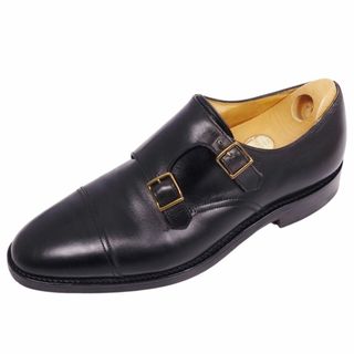 ジョンロブ(JOHN LOBB)の美品 ジョンロブ JOHN LOBB レザーシューズ WILLIAM ウィリアム ダブルモンク ダブルバックル ビジネス 革靴 7.5E(ドレス/ビジネス)