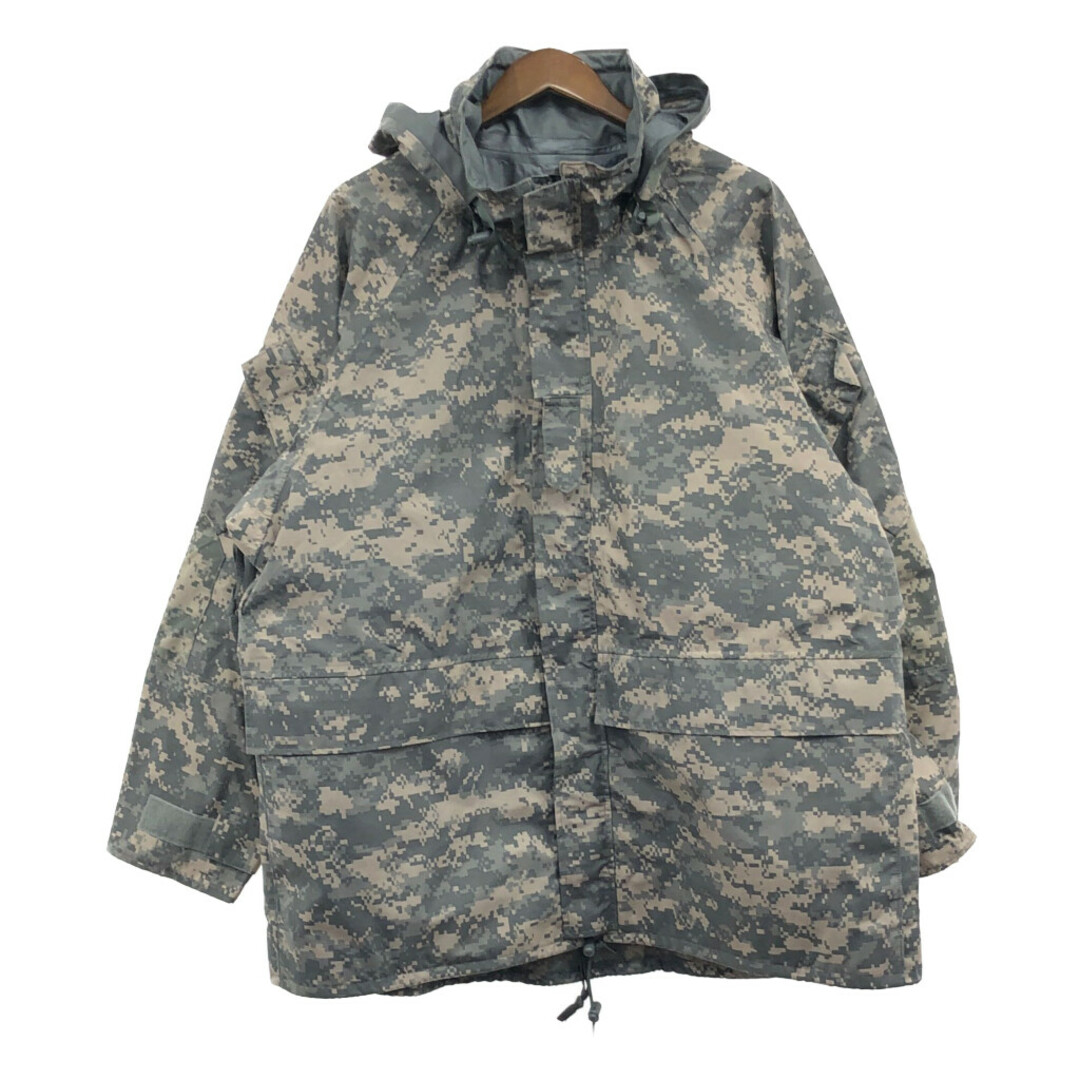 00年代 米軍実物 U.S.ARMY ECWCS GEN2 GORE-TEXパーカー 防水 ミリタリー UCPカモ グレー (メンズ XX-LARGE REGULAR) 中古 古着 Q5041 メンズのジャケット/アウター(ミリタリージャケット)の商品写真