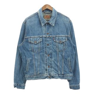 リーバイス(Levi's)のLevi's リーバイス 70550-04 デニム トラッカージャケット ブルー (メンズ XL) 中古 古着 Q5045(Gジャン/デニムジャケット)