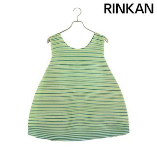 PLEATS PLEASE ISSEY MIYAKE - イッセイミヤケプリーツプリーズ  PP41JK441 VEGE MIX 1 ドット柄 横プリーツノースリーブカットソー レディース