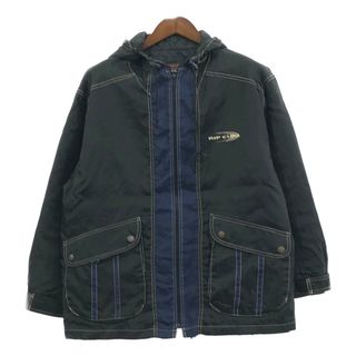 90年代 RIPCURL ナイロン パーカー ジャケット スポーツ ブラック (メンズ S) 中古 古着 Q4955(その他)