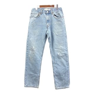 リーバイス(Levi's)のLevi's リーバイス 505 デニムパンツ アメカジ ライトブルー (メンズ W32 L32) 中古 古着 Q5105(デニム/ジーンズ)