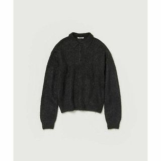 23AW AURALEE brushed mohair knit polo 1