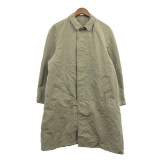 【B品】 70年代 イングランド製 Aquascutum アクアスキュータム aqua5 ステンカラー コート ベージュ (メンズ 40 R) 中古 古着 Q5156(トレンチコート)