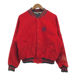 ポロラルフローレン(POLO RALPH LAUREN)の【B品】80年代 USA製 Polo by Ralph Lauren ポロ ラルフローレン ウール スタジアムジャケット  (メンズ L) 中古 古着 Q5155(スタジャン)