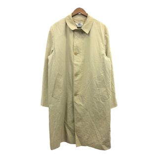 【B品】 80年代 カナダ製 Aquascutum アクアスキュータム ステンカラー コート ベージュ (メンズ Ⅿ相当) 中古 古着 q5160(トレンチコート)